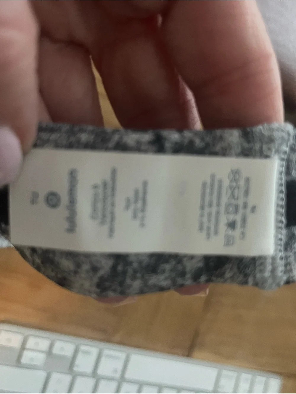 lululemon athletica Gray Speckled Stretch Headband